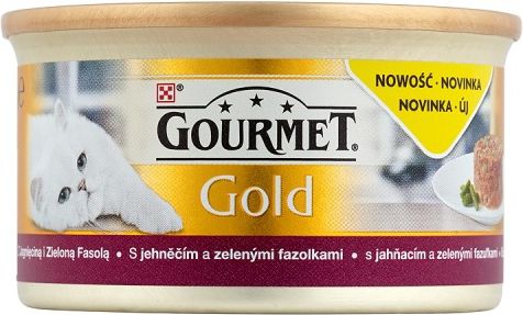 Gourmet Gold with lamb and green beans 85g kaķu barība