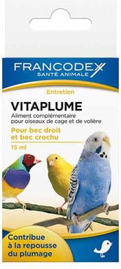 Francodex Witaminy na zdrowe upierzenie ptakow 15 ml 1106179 (3283021740477)