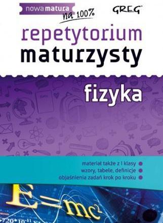 Repetytorium maturzysty - fizyka 156599 (9788375175493) galda spēle