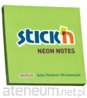 Stickn Notes samoprzylepny zielony neonowy (155274)