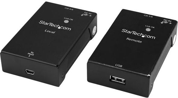 StarTech.com 1 Port USB 2.0 over Cat5 oder Cat6 Extender Kit - 50m (USB2001EXTV) karte
