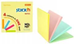 Stickn Notes samoprzylepny Magic Pad Pastel mix 4 kolory (155269)