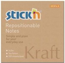 Stickn Notes Kraft 100 kartek (205554)