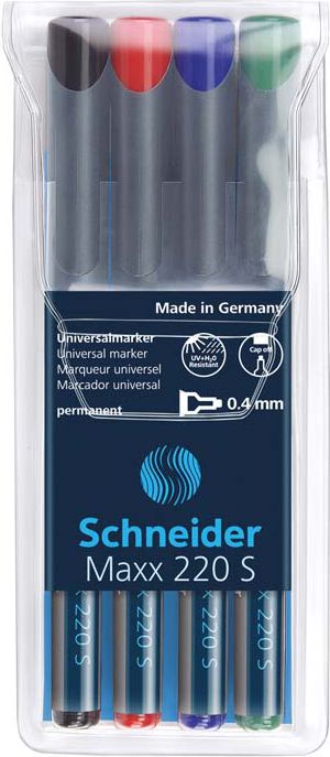 Schneider Foliopis Maxx 220S, 4 sztuki (SR112494)