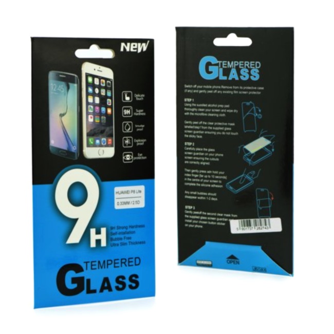 Blun Extreeme Shock 0.33mm / 2.5D Aizsargplēve-stikls Alcatel Idol 3 5.5" (EU Blister) aksesuārs mobilajiem telefoniem