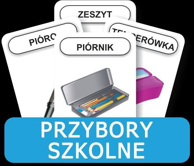 Rozwijamy mowe i myslenie - Przybory szkolne. 168687 (5900238481181) galda spēle