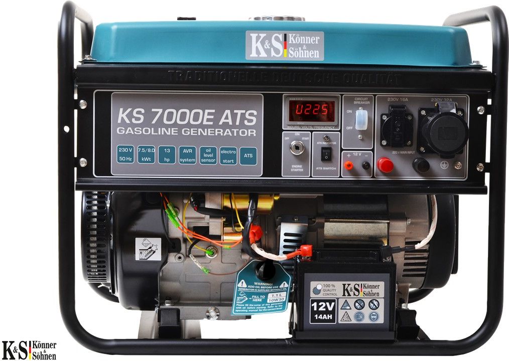 Könner & Söhnen Electric power generator KS 7000E-1/3 5.5kW 13KM gasoline with VTS and electric start (KS7000E-1/3)