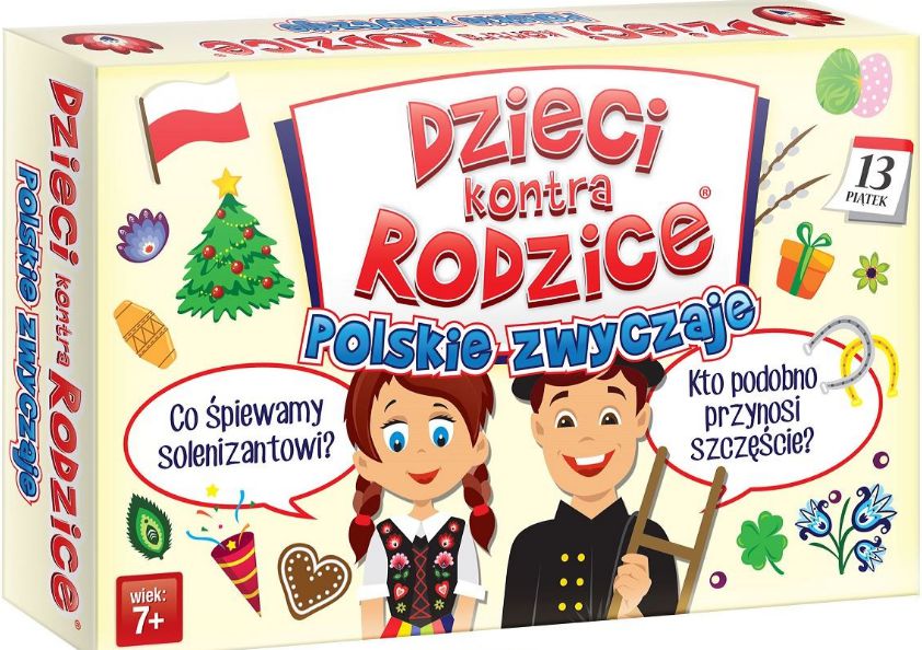 Kangur Dzieci kontra Rodzice. Polskie zwyczaje (230984) 230984 (5902768471397) galda spēle