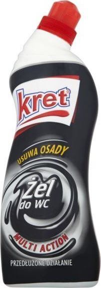 Kret Kret Zel Do Wc Multi Action 750ml Czarny Przedluzone Dzialanie OFE000129 (5900931014501) Sadzīves ķīmija