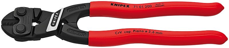 Knipex Szczypce tnace przegubowe kompaktowe 200mm CoBolt PCV (71 01 200) (71 01 200) (9005794053165)