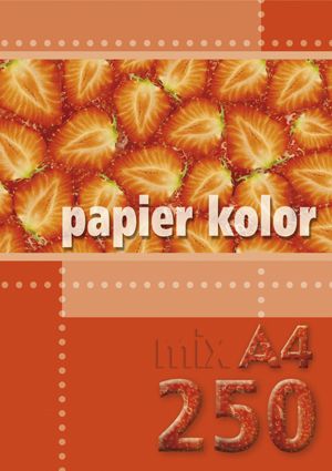 Kreska Papier ksero A4 80g mix kolorow 250 arkuszy KRES0068 (5905824200986) papīrs