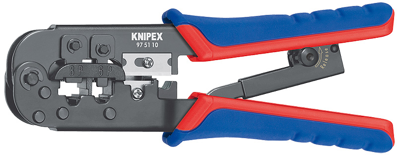 Knipex Crimping Pliers for telephone plugs Western 190mm (97 51 10)