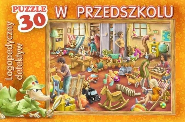 Komlogo Logopedyczny detektyw w przedszkolu - puzzle 168560 (5900238482980) puzle, puzzle