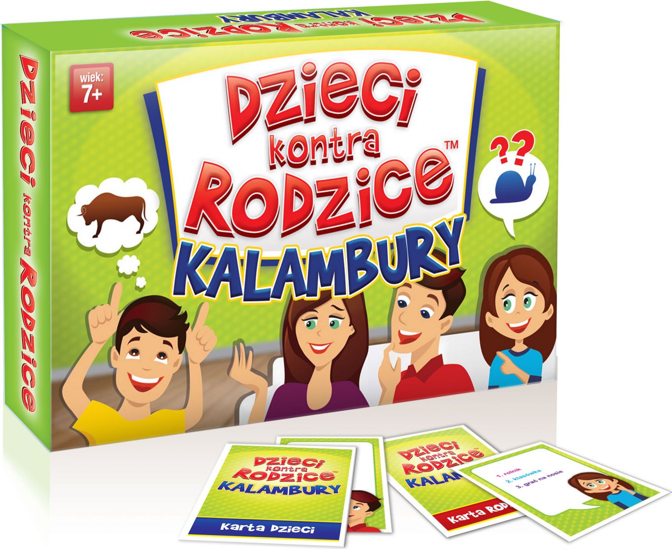 Kangur Dzieci kontra Rodzice. Kalambury (164493) 164493 (5902768471144) galda spēle