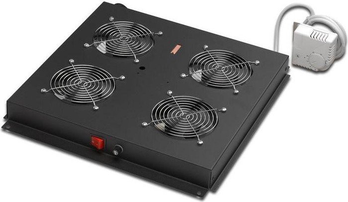 Digitus roof ventilation unit for Unique Network Rack & Dynamic Basic network and server racks, fan module (black) ventilators