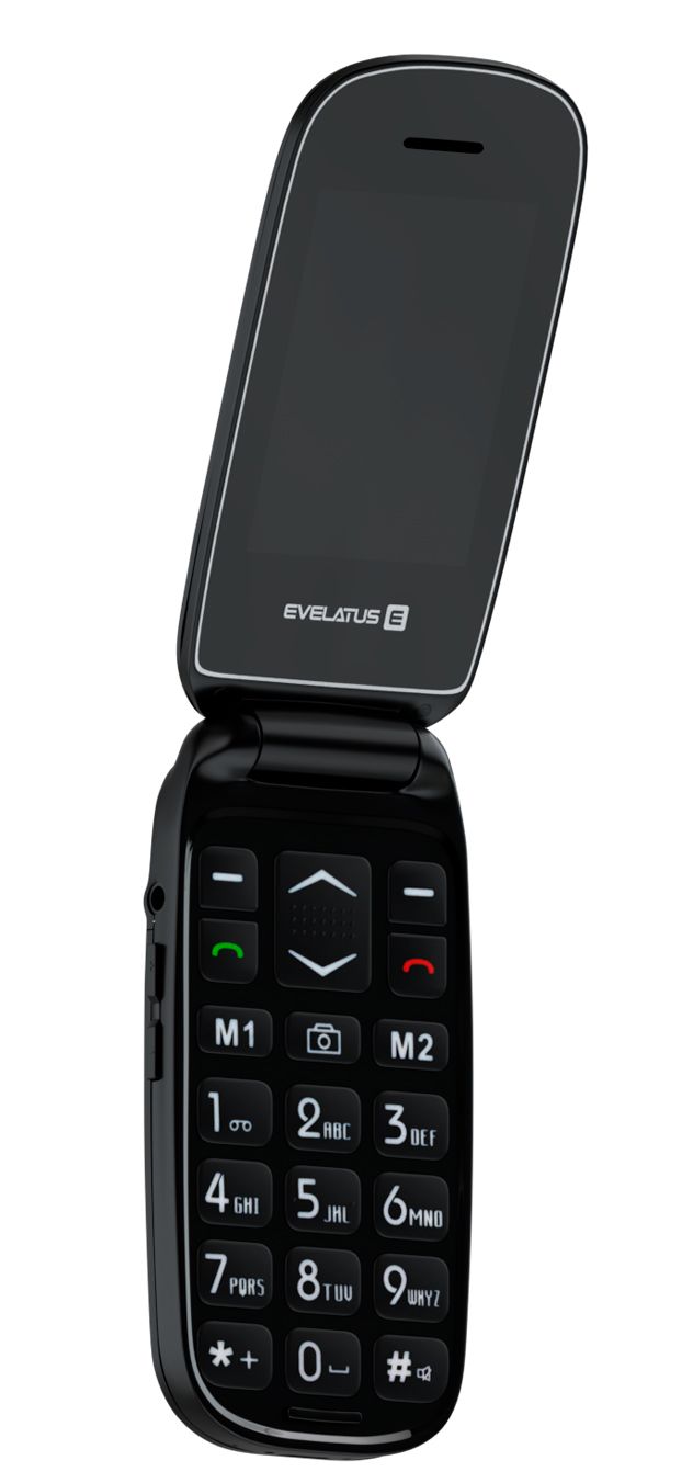 Evelatus         -         Wave DS      Black WAVEBLK Mobilais Telefons