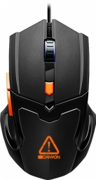 Optical Gaming Mouse with 6 programmable buttons, Pixart optical sensor, 4 levels of DPI and up to 3200, 3 million times key life, 1.65m PVC Datora pele