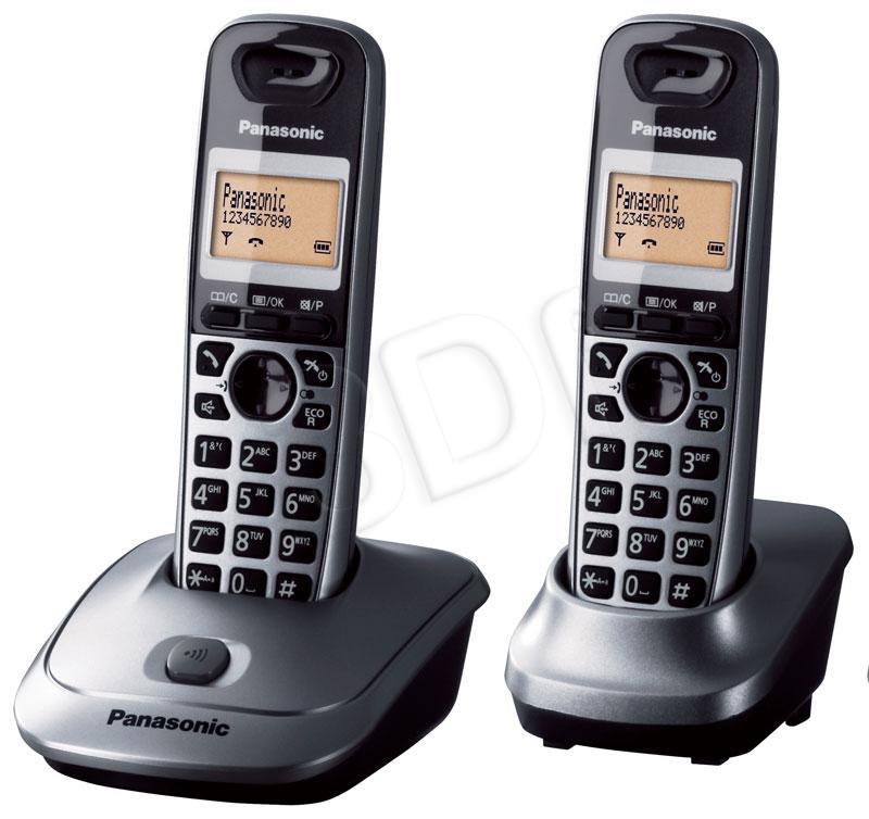 Panasonic KX-TG2512 telephone DECT telephone Grey Caller ID telefons