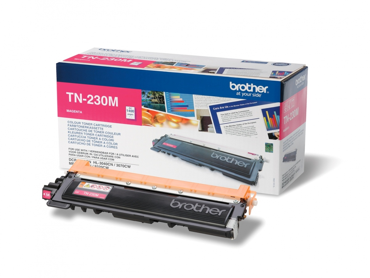 Brother TN 230M magenta | 1400 pgs | HL 3040CN/3070CW/ DCP 9010CN/MFC9120C toneris