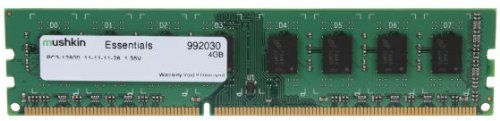Atmiņa serwerowa Mushkin DIMM 4 GB DDR3-1600 (992030, Essentials-Seria) operatīvā atmiņa