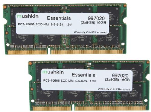Mushkin DDR3 SO-DIMM 16GB 1333-9 Essent Dual operatīvā atmiņa