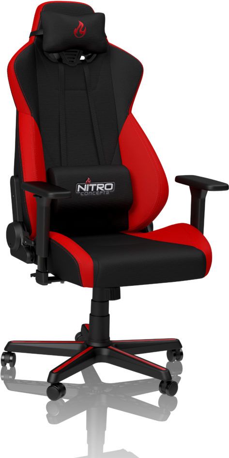 Nitro Concepts S300 Gaming Stuhl - Inferno Red datorkrēsls, spēļukrēsls