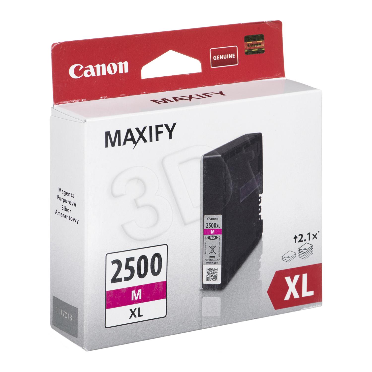 Ink Canon PGI2500XLM magenta MB5050, MB5350 kārtridžs