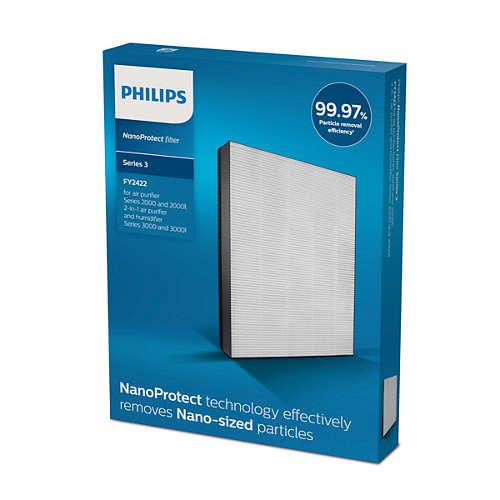 Philips FY 2422/30 Hepa 3 Filter Air Purifier Klimata iekārta