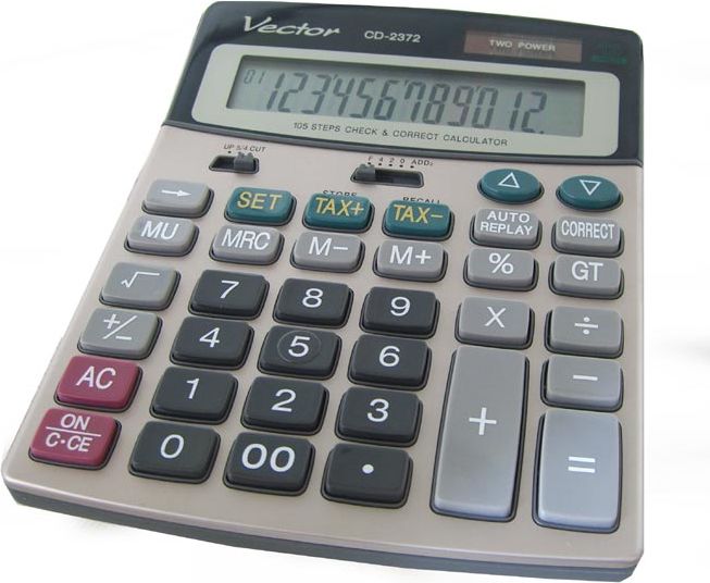 Kalkulator Vector (KAV CD-2372) CD2372 (5904329453521) kalkulators