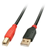 USB 2.0 Kabel Typ A/B 15m  Typ A/B M/M High/Full/LowSpeed USB kabelis