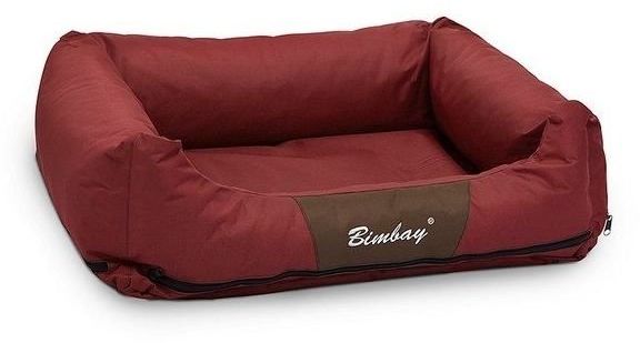 Bimbay Bed Couch Impregnated lux no. 1 maroon 65x50
