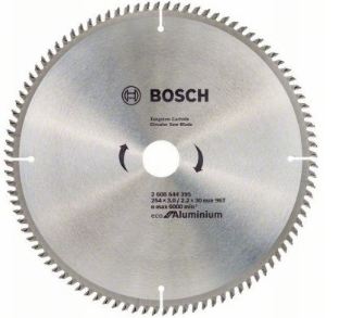 Bosch Tacza pilarska Eco Aluminium 254 x 30mm 80z (2608644394) 2608644394 (3165140891158) Elektriskais zāģis