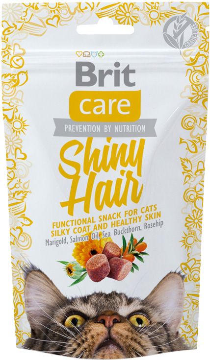 Brit Przysmak dla kota SHINY HAIR 50g 87118 (8595602521388) kaķu barība