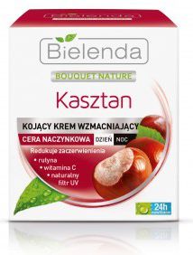 Bielenda Kasztan Krem uszczelniajacy naczynka na dzien i na noc 50ml 133500 (5902169003500) kosmētika ķermenim