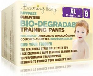 Pieluszki Beaming Baby biodegradowalne XL, 17+ kg, 19 szt. BMN07602 (5060064440599)