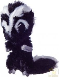 Barry King Skunk Dog Toy Black and White 29 cm aksesuārs suņiem