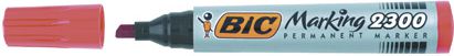 Bic marker permanent 2300 koncowka scieta czerwony BONUS 1D25 s (3086129999750)