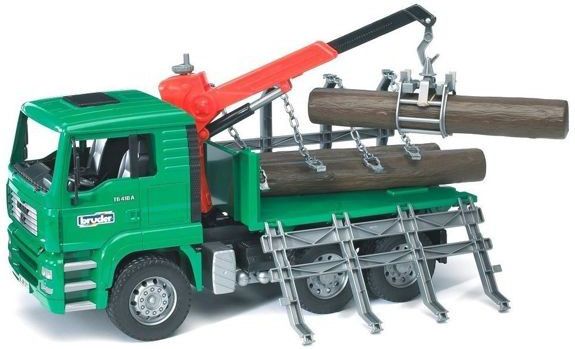 Bruder Professional Series MAN Timber Truck with Loading Crane (02769) Rotaļu auto un modeļi