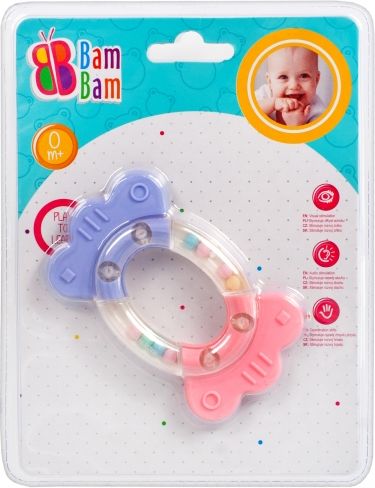 BamBam Grzechotka cukierek 24/96 0m+ (BB0102) BB0102 (5903246407457)