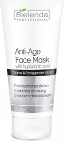 Bielenda Professional Anti-Age Face Mask With Hyaluronic Acid Przeciwzmarszczkowa maseczka do twarzy 175ml 0000012969 (5902169006617)