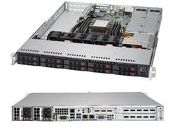 SUPERMICRO 1U BARE CI7 Q170 2X2.5FIX 400W 64GB SATA3 2X10GBE 1PCIE    IN