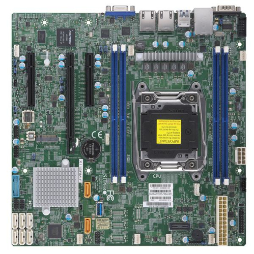 SUPERMICRO X11SRM-F 2066 C422 DDR4 MATX VGA 2XGBE 8XSATA3 M2 RETAIL      IN pamatplate, mātesplate