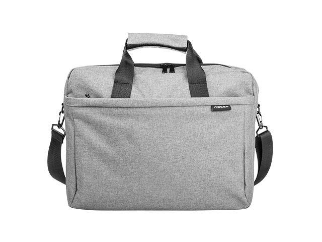 Laptop Bag Natec MUSTELA 15.6'' Grey portatīvo datoru soma, apvalks