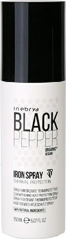 Inebrya Black Pepper Iron Spray 150ml heat protection strengthening spray