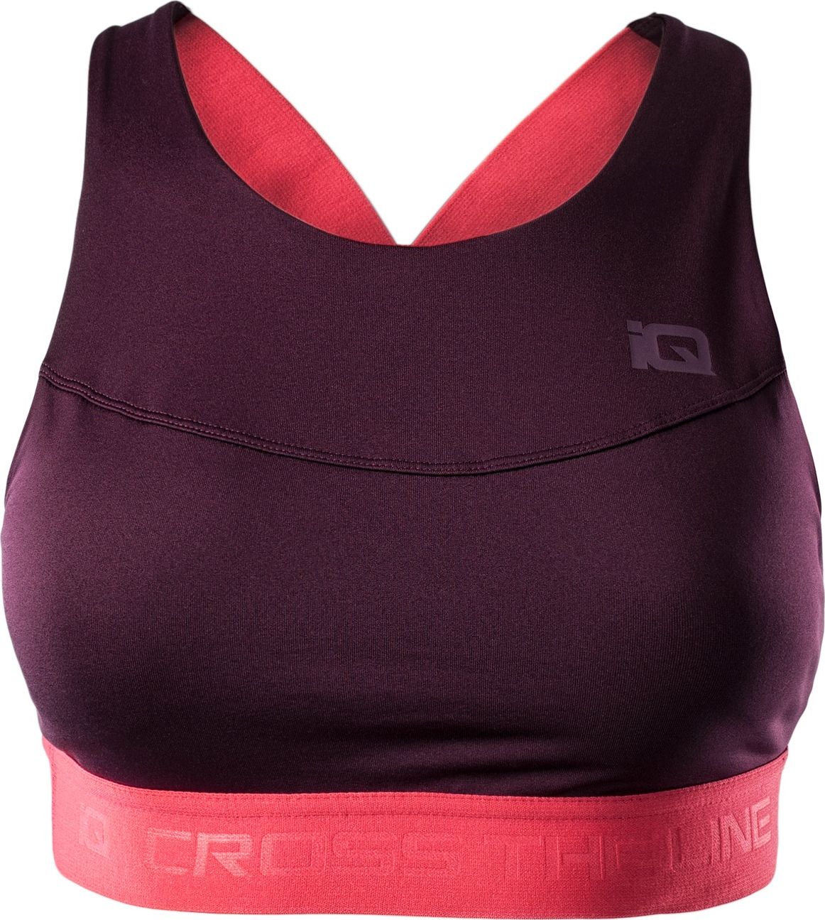 IQ Biustonosz Ariu Potent Purple/Rouge Red r. XL 5902786133680 (5902786133680) Sporta apakšveļa sievietēm