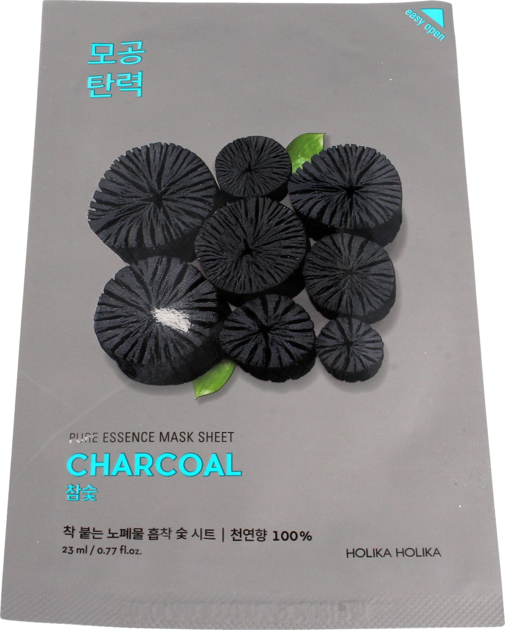 Holika Holika Pure Essence Mask Sheet-Charcoal 1 szt. 868752 (8806334378752)