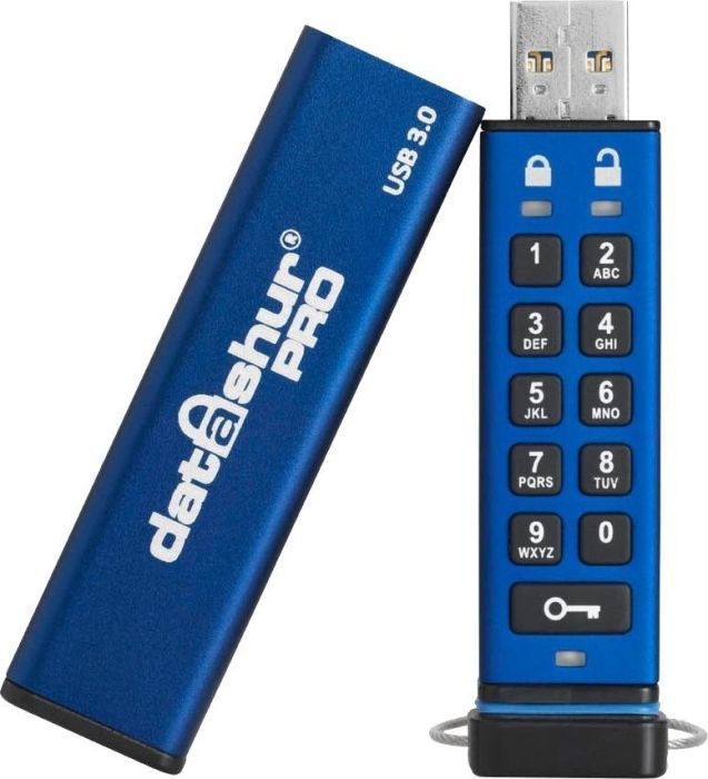 Pendrive iStorage datAshur Pro 16GB, USB 3.0 (IS-FL-DA3-256-16) USB Flash atmiņa