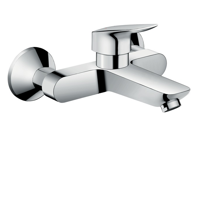 Bateria umywalkowa Hansgrohe Logis scienna chrom (71225000) 71225000 (4011097769981) jaucējkrāns