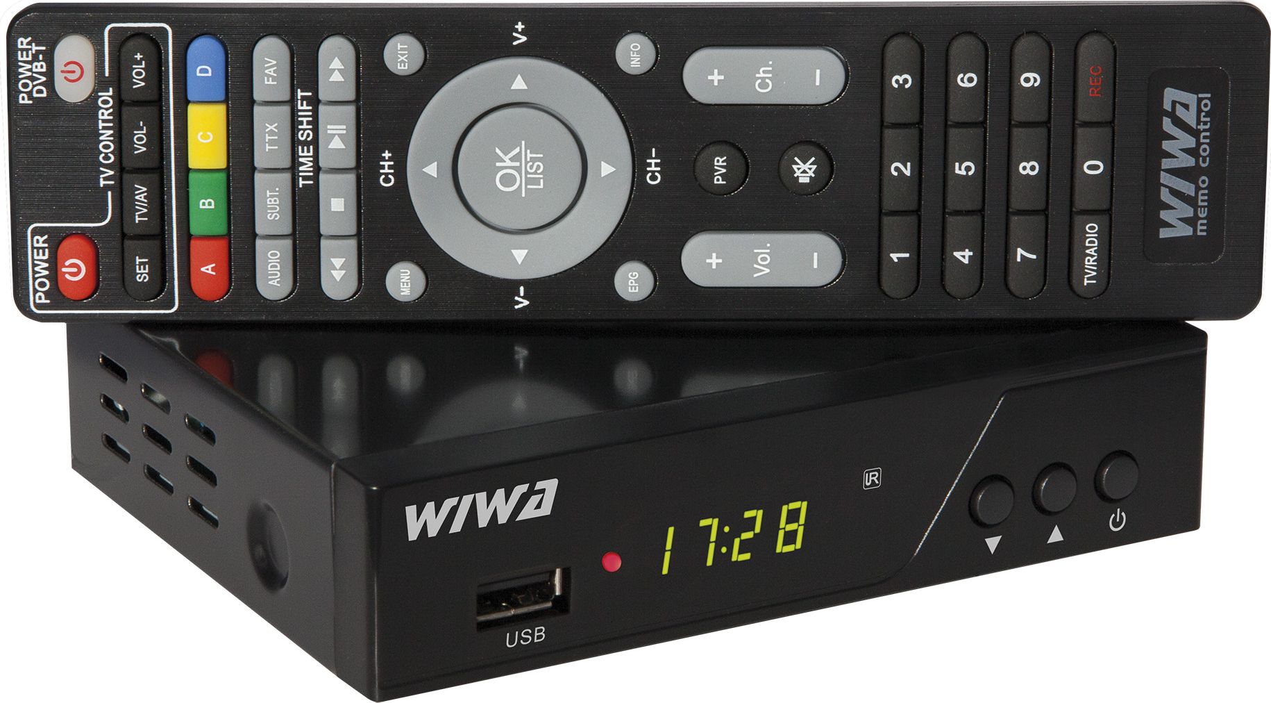 Tuner TV Wiwa H.265 Pro DVB-T2 uztvērējs