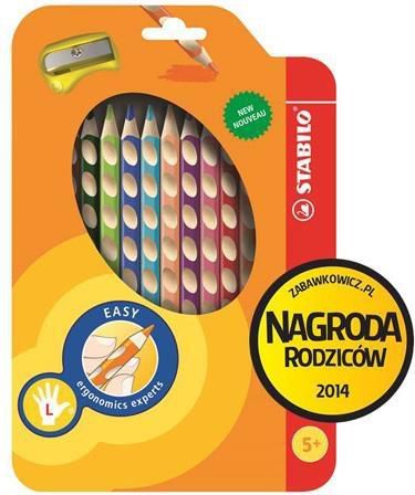 Stabilo Kredki Easycolors dla leworecznych 12 kolorow - WIKR-0990171